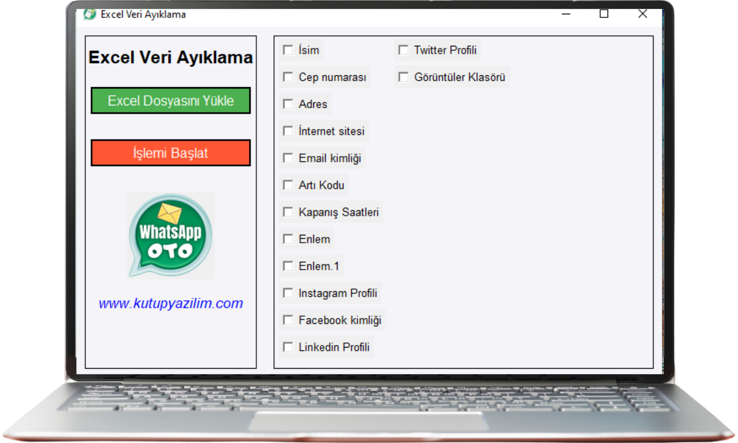Ücretsiz Excel Veri Ayıklama Programı 1 Ücretsiz Excel Veri Ayıklama Programı